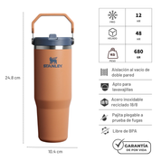 FLIP STRAW TUMBLER TOAST 887 ML