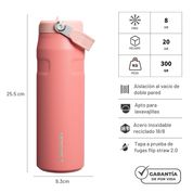 AEROLIGHT FLIP STRAW TERRACOTA 710 ML