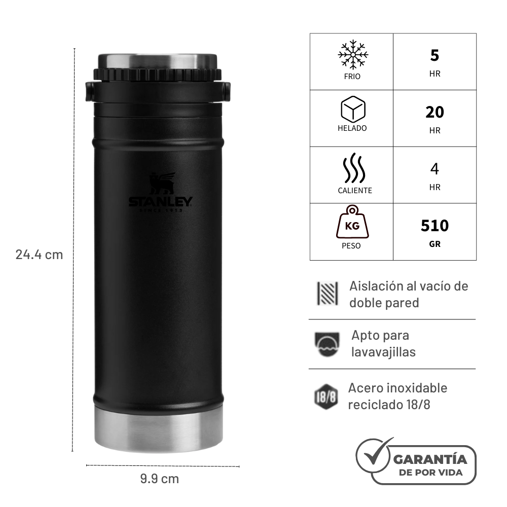 FRENCH PRESS 473 ML BLACK