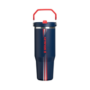 FLIP STRAW TUMBLER NAVY RED 887 ML