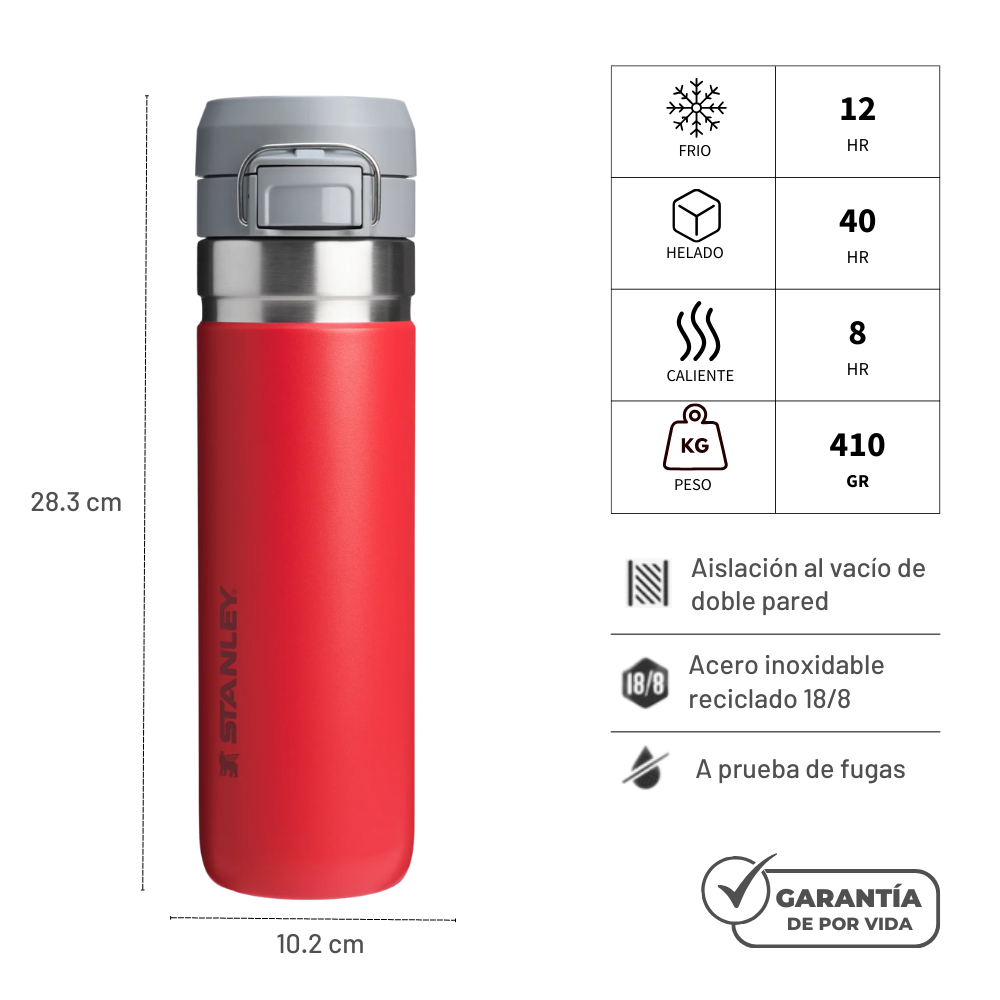 FLIP GO BOTTLE  710 ML CHILI RED