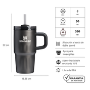 MINI QUENCHER BLACK TEXTURED 591 ML