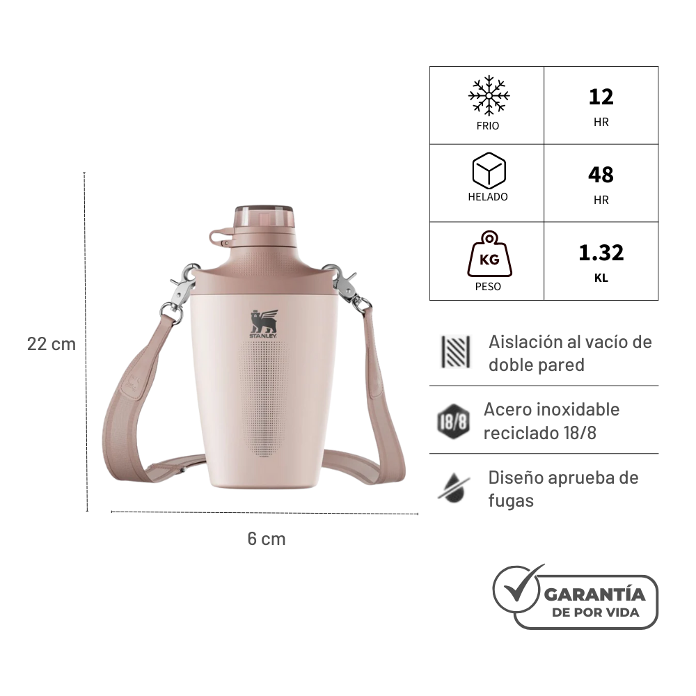 STANLEY CROSS BOTTLE ROSEQUARTZ 680 ML