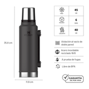 TERMO STANLEY CLASSIC BLACK  1.4