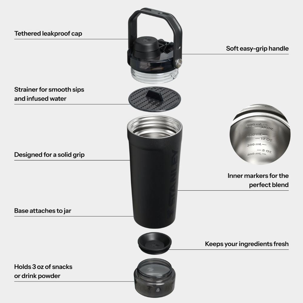 ACTIVATE SHAKER 591 ML BLACK