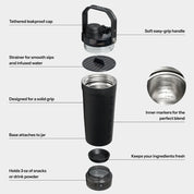 ACTIVATE SHAKER 591 ML BLACK