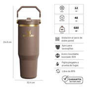 FLIP STRAW 887 ML ESPRESSO GOLD