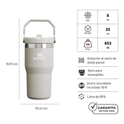 FLIP STRAW TUMBLER 591 ML ASH