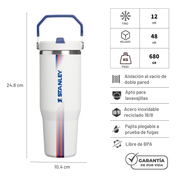 FLIP STRAW TUMBLER AMERICAN WHITE 887 ML