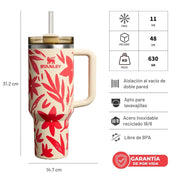 QUENCHER H2.0 ADVENTURE RESORT FLORAL 1.18 LTS