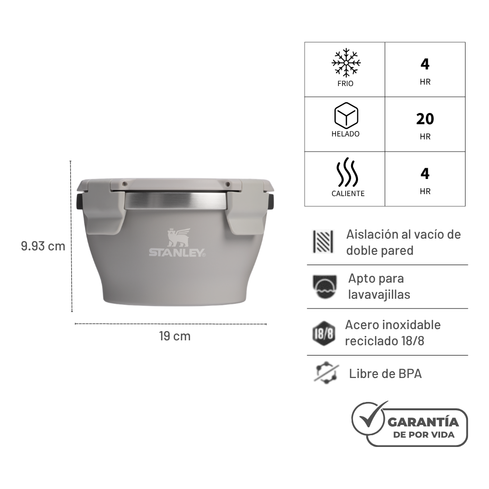 FRESH TO TABLE BOWL ASH 946 ML