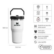 FLIP STRAW TUMBLER CHALK 591 ML