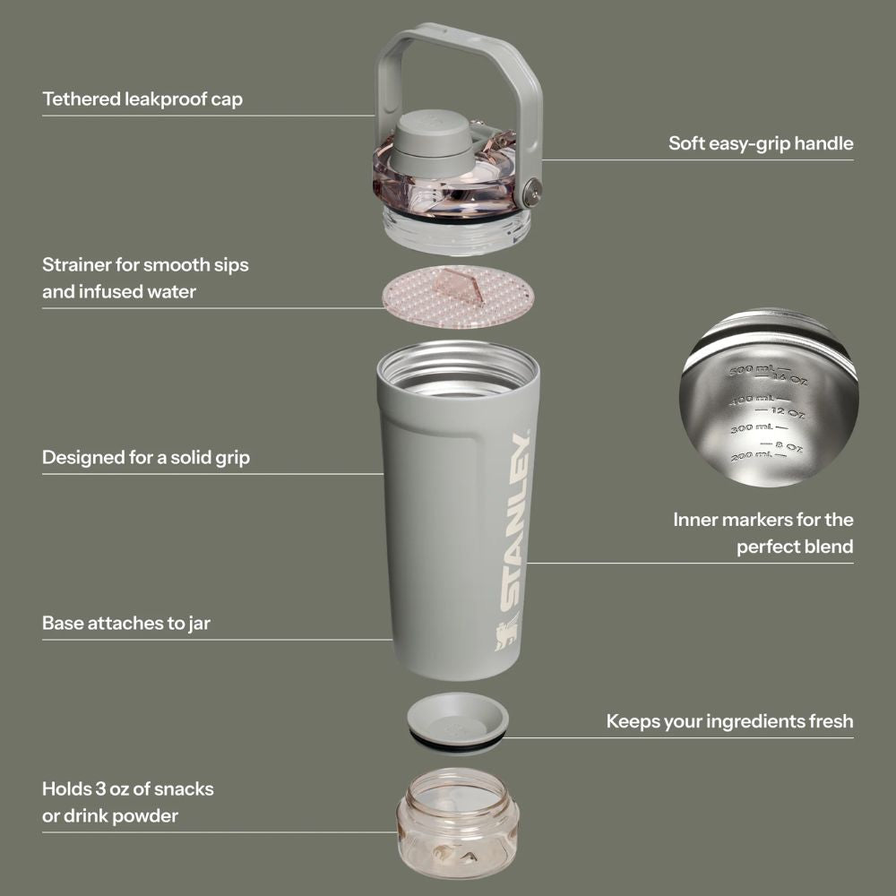 ACTIVATE SHAKER 591 ML SAGE GREY