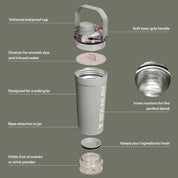 ACTIVATE SHAKER 591 ML SAGE GREY