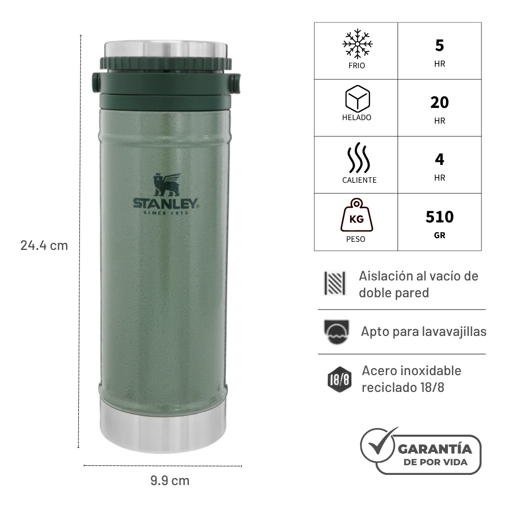 FRENCH PRESS GREEN 473 ML