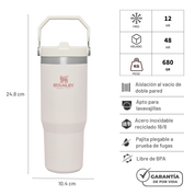 FLIP STRAW TUMBLER ROSEQUARTZ 887 ML