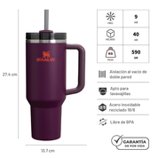 QUENCHER 887 ML PLUM