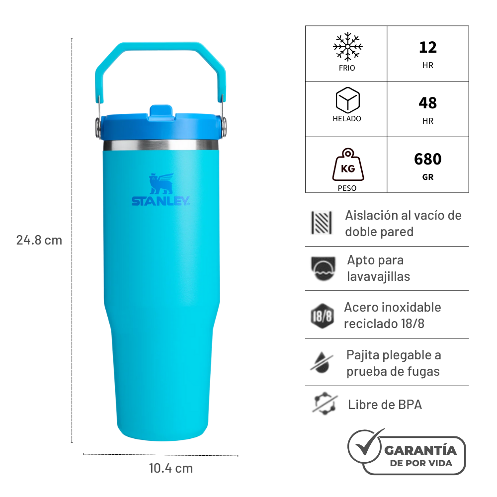 FLIP STRAW TUMBLER SPLASH 887 ML