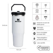 FLIP STRAW TUMBLER CHALK 887 ML