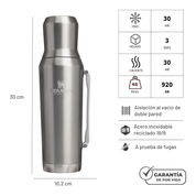 TERMO IDEAL MATE STAINLESS STEEL ASH 1.2 LTS