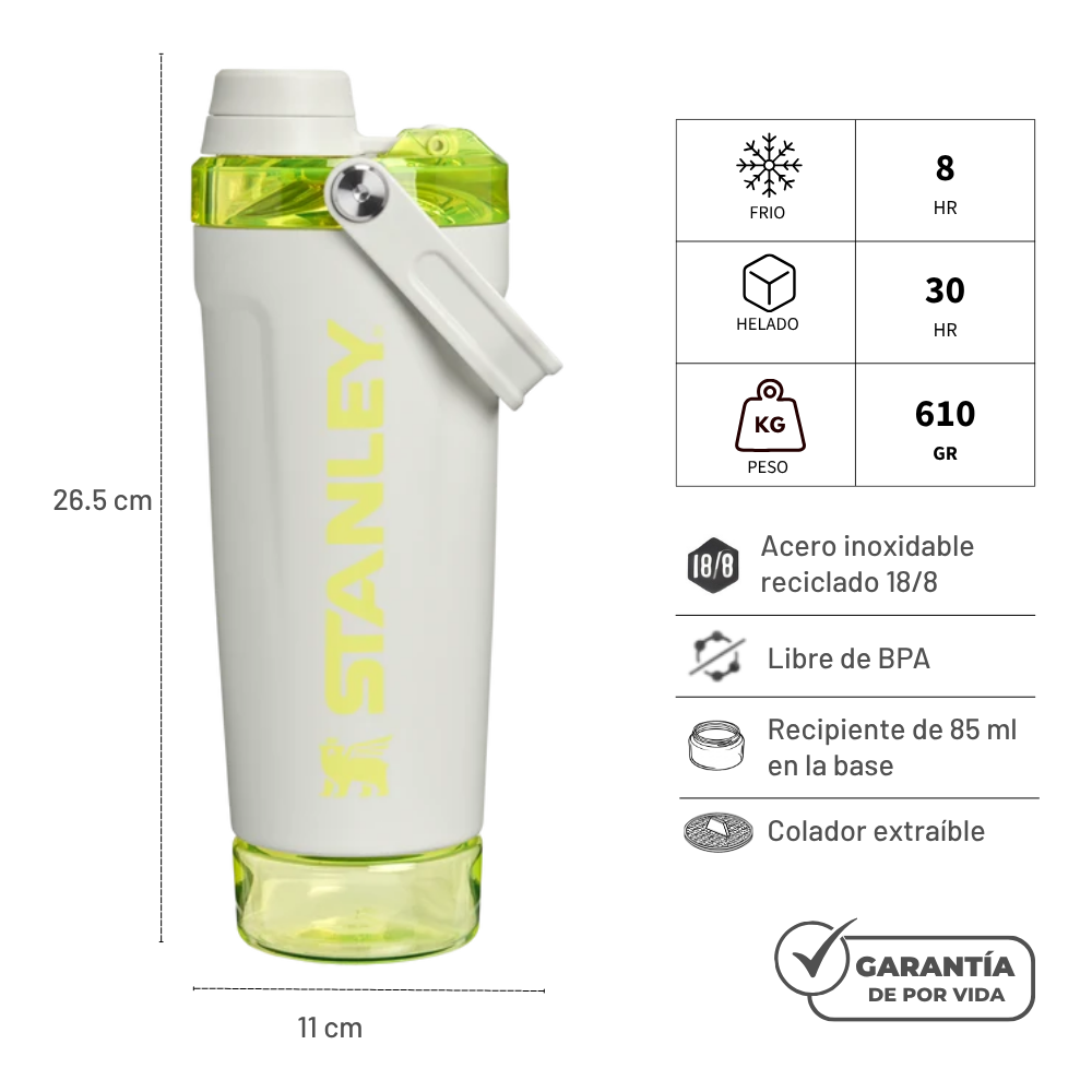 VITALIZE  SHAKER PALE STONE ATOMIC 591 ML