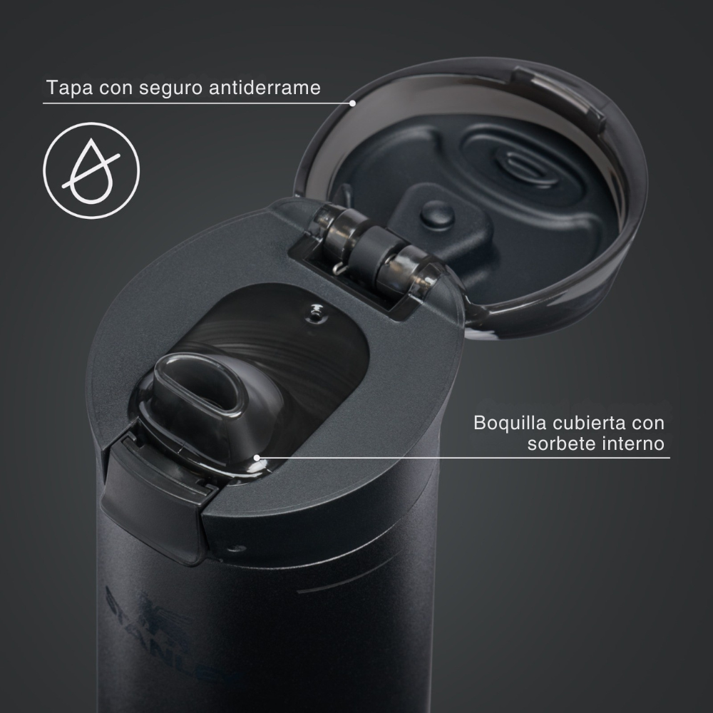 FLOWSTATE SPRING BOTTLE BLACK 591 ML