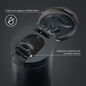 FLOWSTATE SPRING BOTTLE BLACK 591 ML