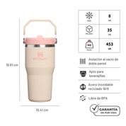 FLIP STRAW TUMBLER CHAMPAGNE 591 ML